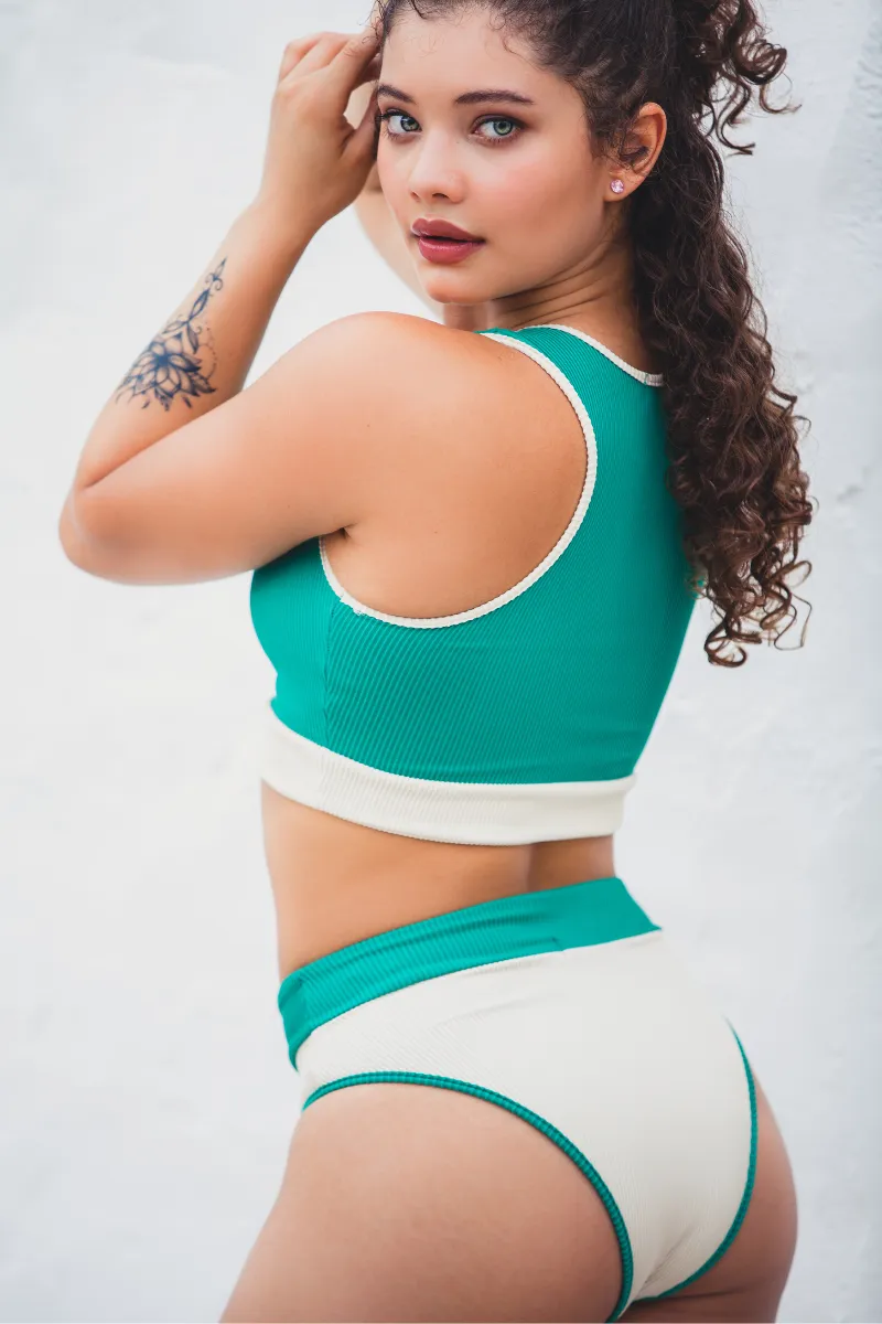 Sorte Solei Bottoms - Off White/Green