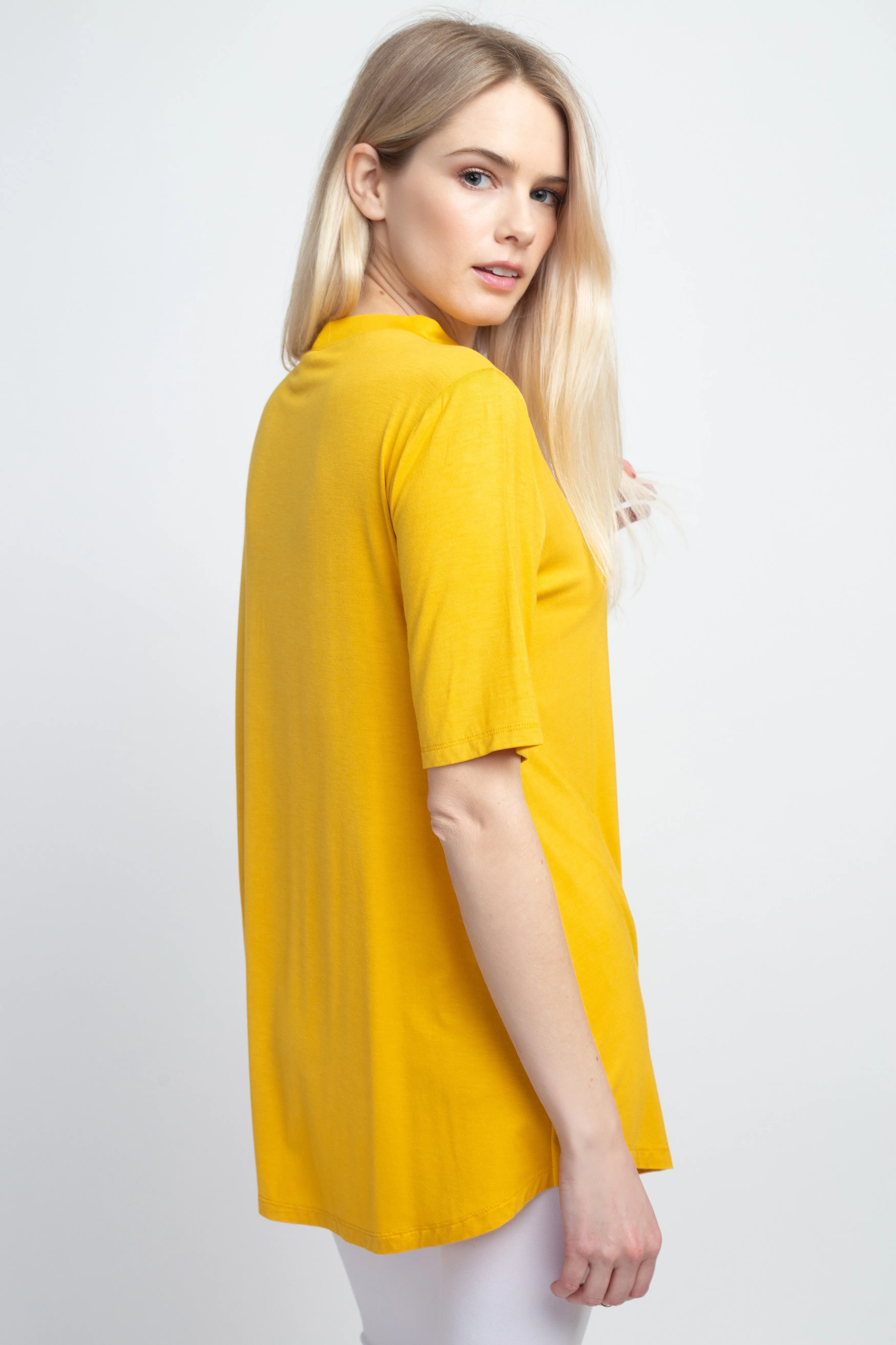Strappy Choker Neck Detail Short Sleeve Top