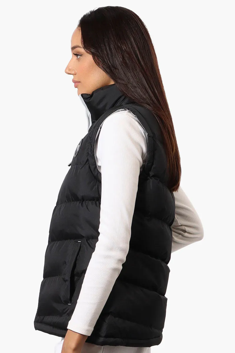 Super Triple Goose Solid Bubble Vest - Black