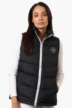 Super Triple Goose Solid Bubble Vest - Black