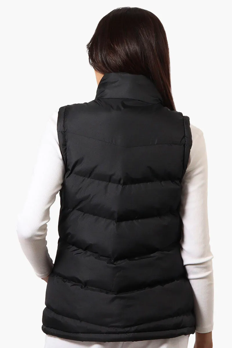Super Triple Goose Solid Bubble Vest - Black