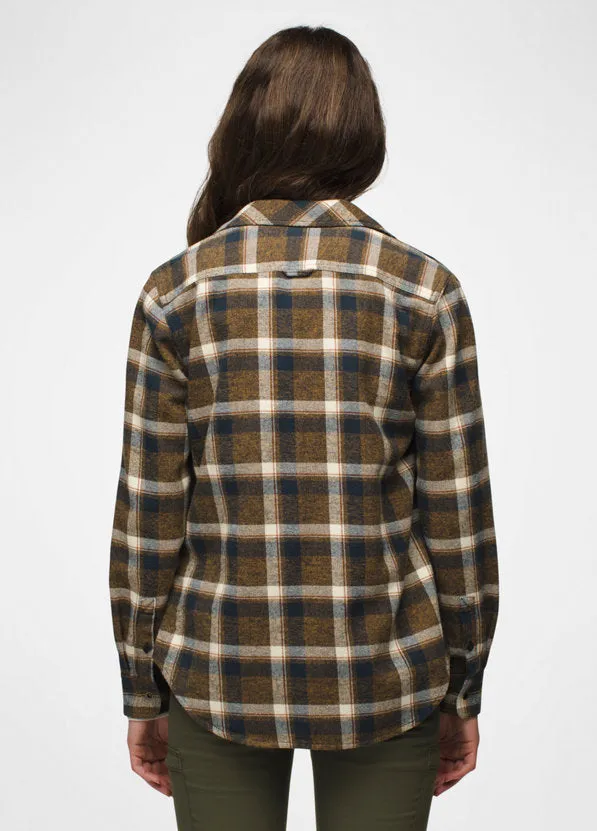 Women's Golden Canyon Flannel - Dark Sepia