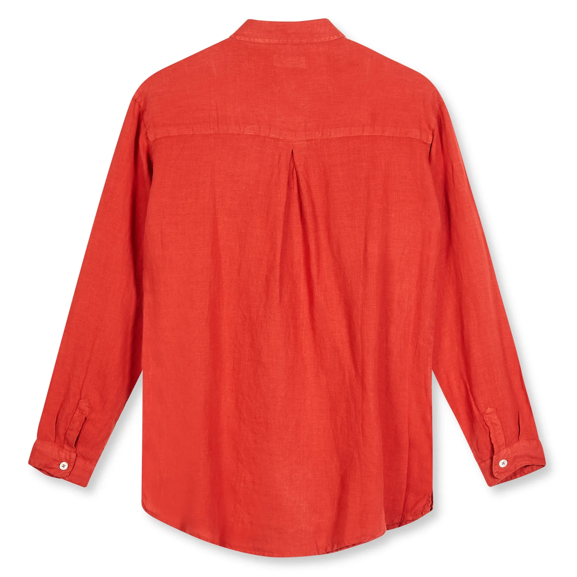Women’s Linen Shirt - Rust