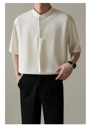 Zhou Buttoned Collar Polo