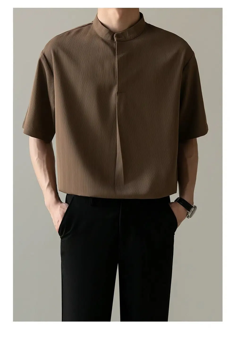 Zhou Buttoned Collar Polo
